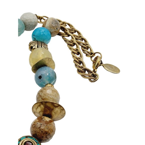 Signed Bee Charming NOS Semi Precious Necklace (A320) - Picture 2 of 4